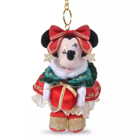 NOV 2 PREORDER - Japan Disney Store - Christmas 2026 - Minnie Mouse Plush Keychain