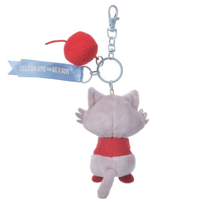 NOV 2 PREORDER - Japan Disney Store - Frozen Christmas - Olaf's Kitten (Bordeaux) Plush Keychain