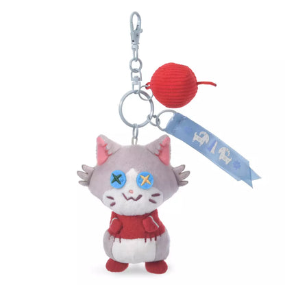 NOV 2 PREORDER - Japan Disney Store - Frozen Christmas - Olaf's Kitten (Bordeaux) Plush Keychain