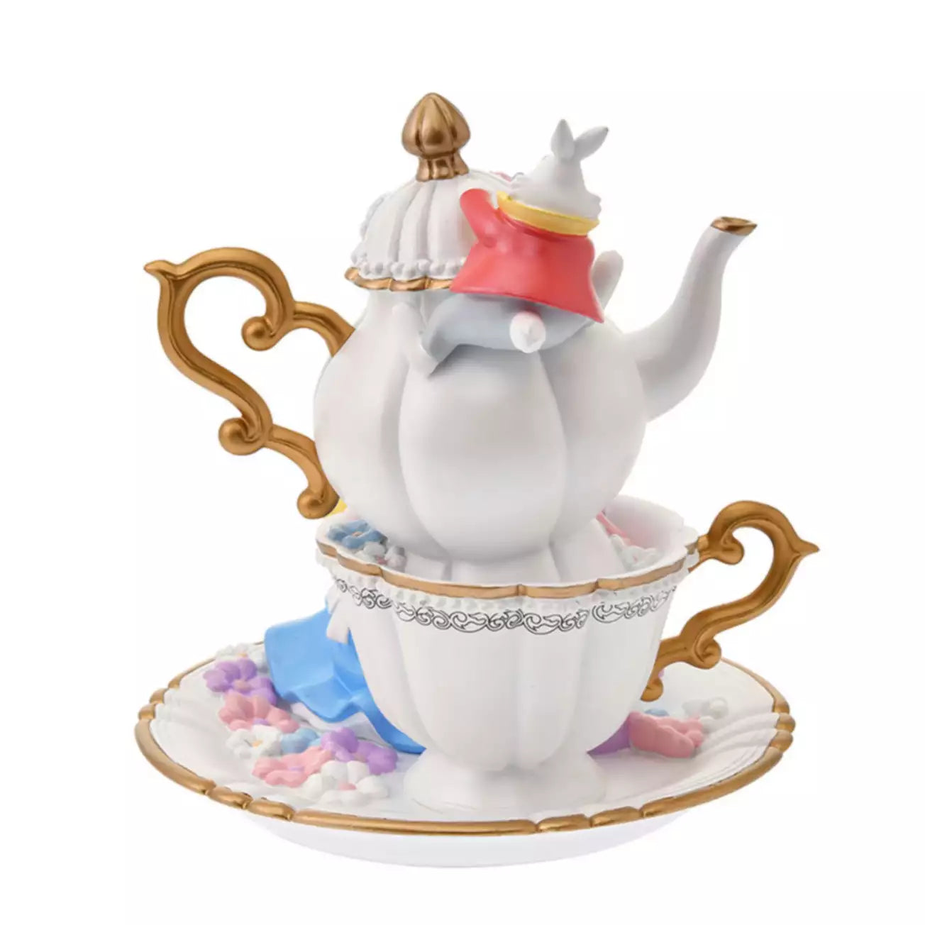 DECEMBER 2026 RESERVATION - Japan Disney Store - Exclusive Magic - Alice in Wonderland - Alice, Dinah & White Rabbit Clock