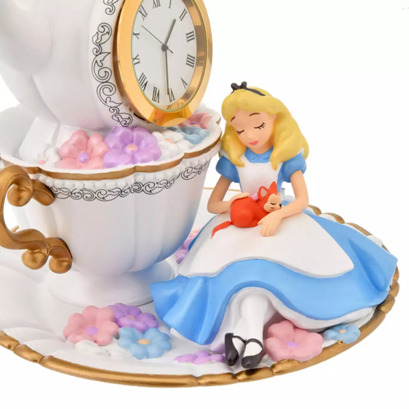 DECEMBER 2026 RESERVATION - Japan Disney Store - Exclusive Magic - Alice in Wonderland - Alice, Dinah & White Rabbit Clock