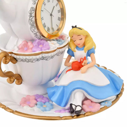 DECEMBER 2026 RESERVATION - Japan Disney Store - Exclusive Magic - Alice in Wonderland - Alice, Dinah & White Rabbit Clock