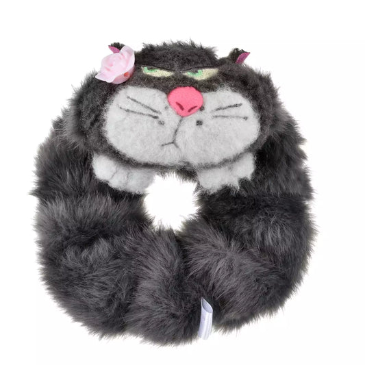 OCT 6 PREORDER - Japan Disney Store - Disney Fluffy Animal - Cinderella - Lucifer Scrunchie