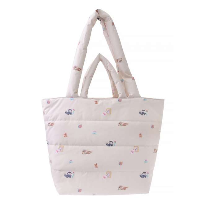 OCT 6 PREORDER - Japan Disney Store - Disney Fluffy Animal - Animal Tote Bag