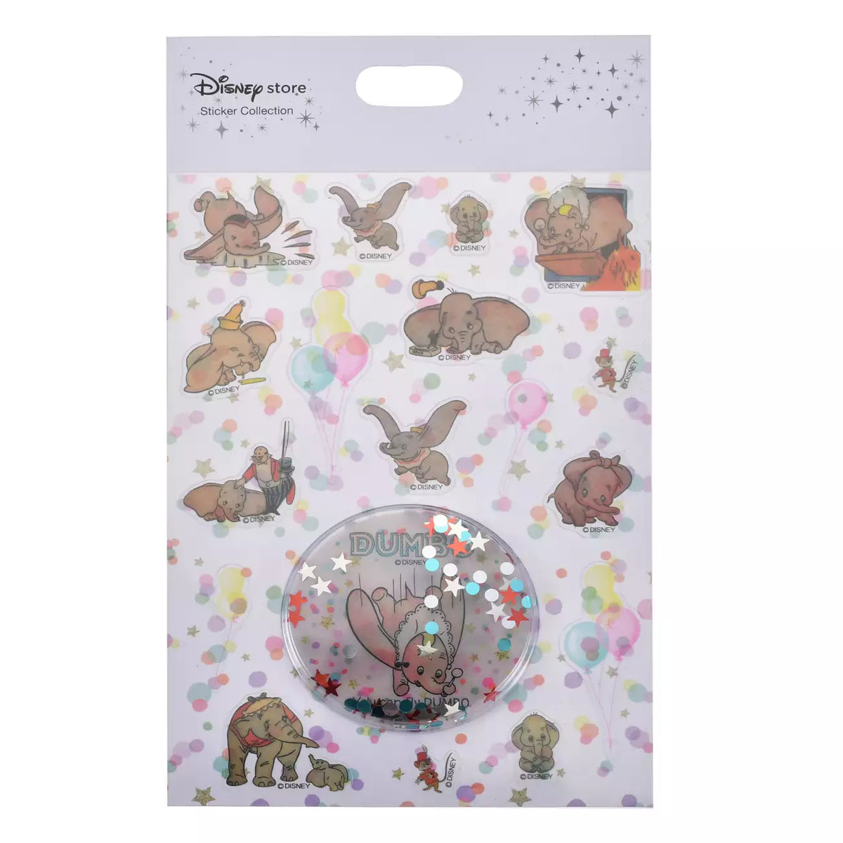 OCT 5 PREORDER - Japan Disney Store - Dumbo 85th Anniversary - Dumbo Sticker Collection