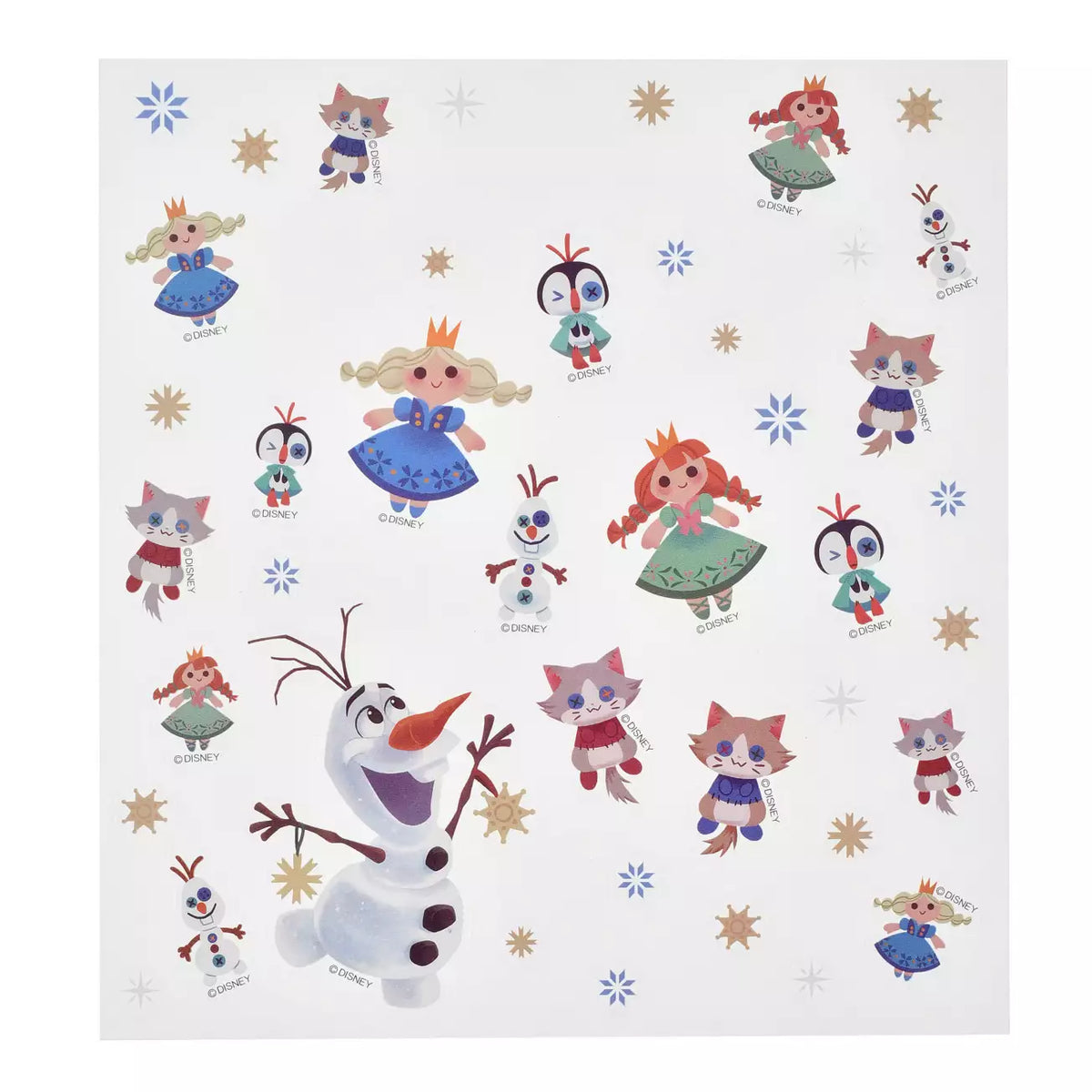 NOV 2 PREORDER - Japan Disney Store - Frozen Christmas - Removable Stickers