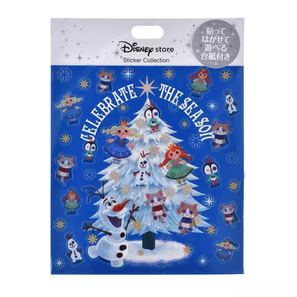 NOV 2 PREORDER - Japan Disney Store - Frozen Christmas - Removable Stickers