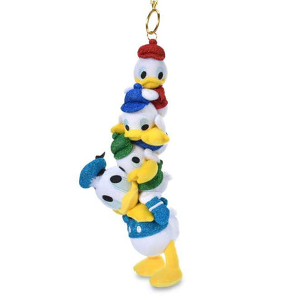 OCTOBER 2026 RESERVATION - Japan Disney Store - Exclusive Magic - Donald & Huey, Dewey, Louie Plush Keychain