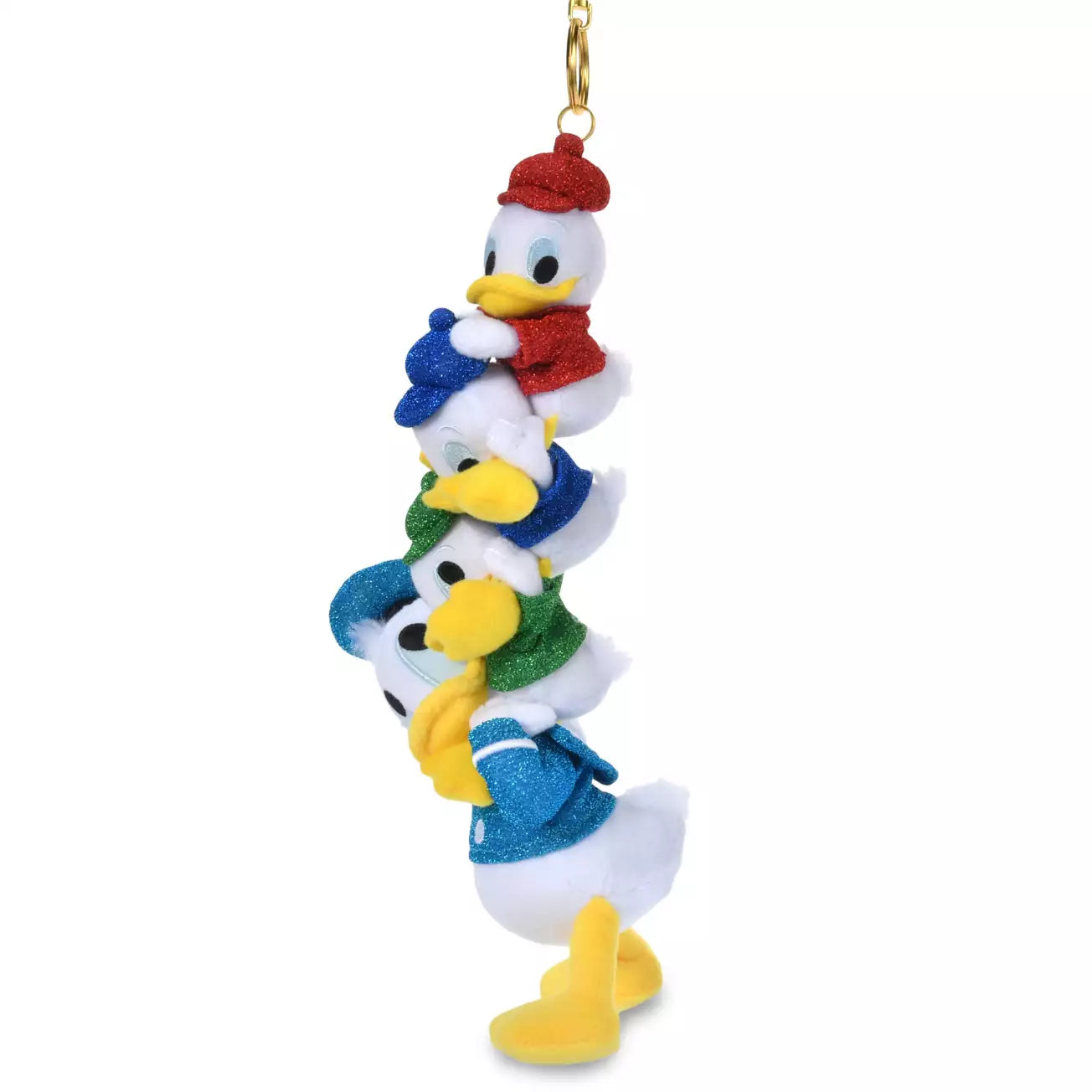 OCTOBER 2026 RESERVATION - Japan Disney Store - Exclusive Magic - Donald & Huey, Dewey, Louie Plush Keychain