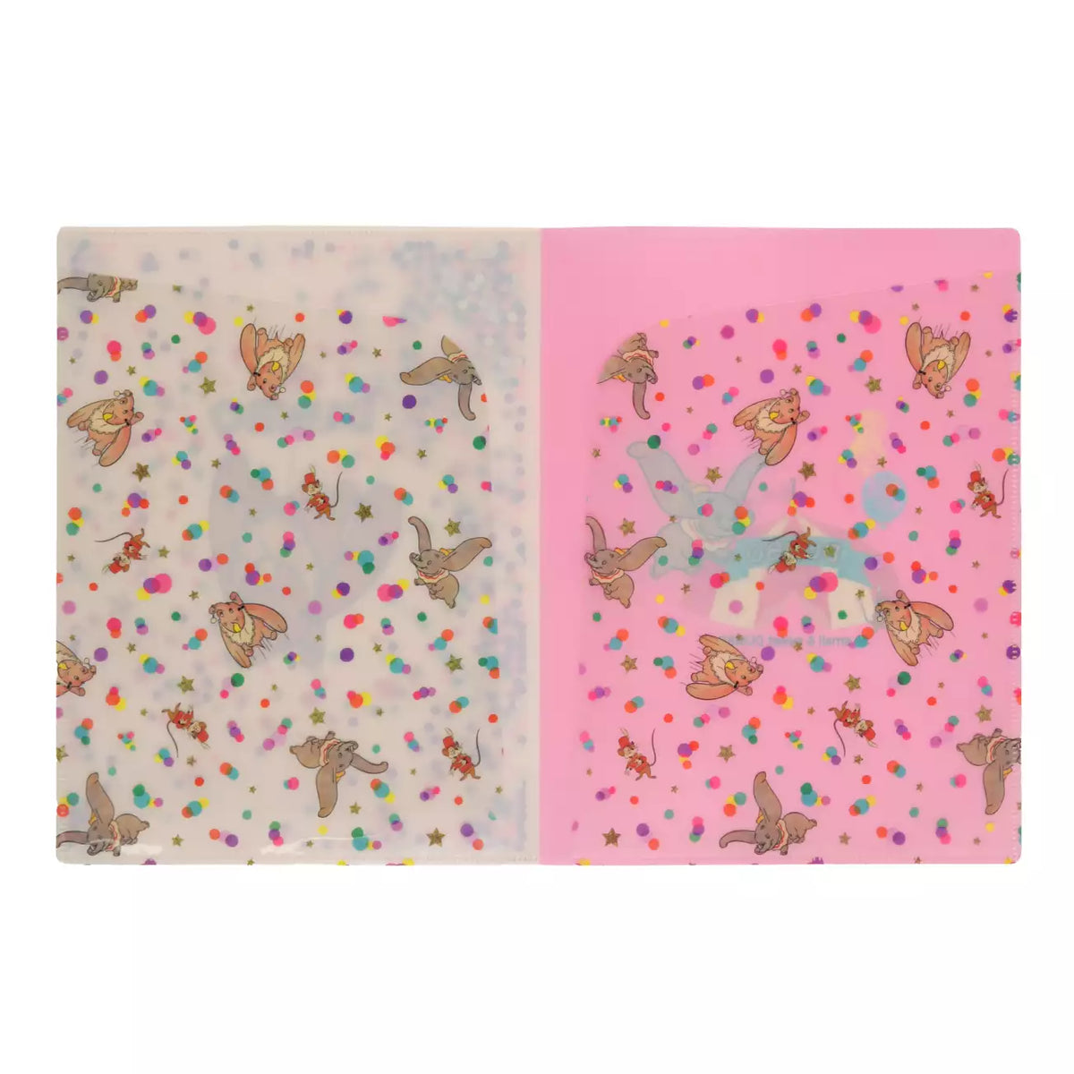 OCT 5 PREORDER - Japan Disney Store - Dumbo 85th Anniversary - Dumbo & Timothy Clear File (2 Pockets)