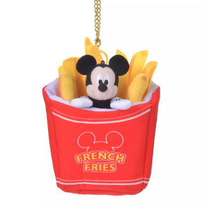 OCT 6 PREORDER - Japan Disney Store - French Fries Pocket - Mickey Mouse Plush Keychain
