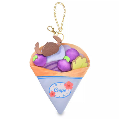 OCT 6 PREORDER - Japan Disney Store - Grape Crepe Pocket - Stitch Plush Keychain