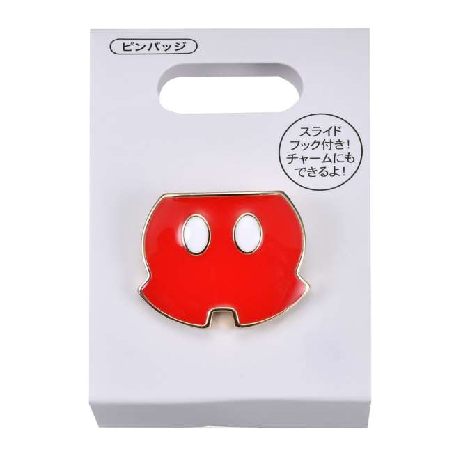 OCT 6 PREORDER - Japan Disney Store - Mickey Mouse Shorts - Pin Badge / Charm