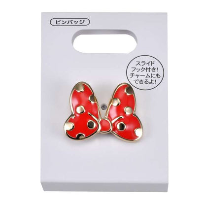 OCT 6 PREORDER - Japan Disney Store - Minnie Mouse Ribbon - Pin Badge / Charm