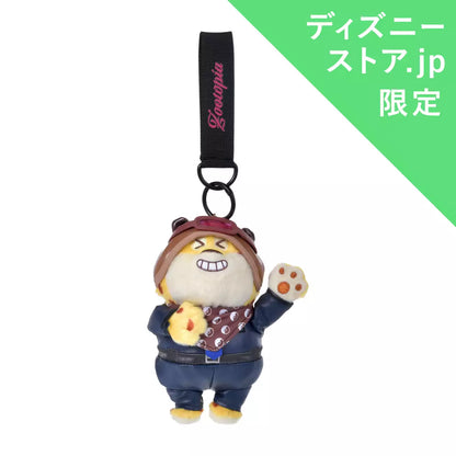 OCT 30 RELEASE - Japan Disney Store - Zootopia - Clawhauser - Motorcycle Plush Keychain
