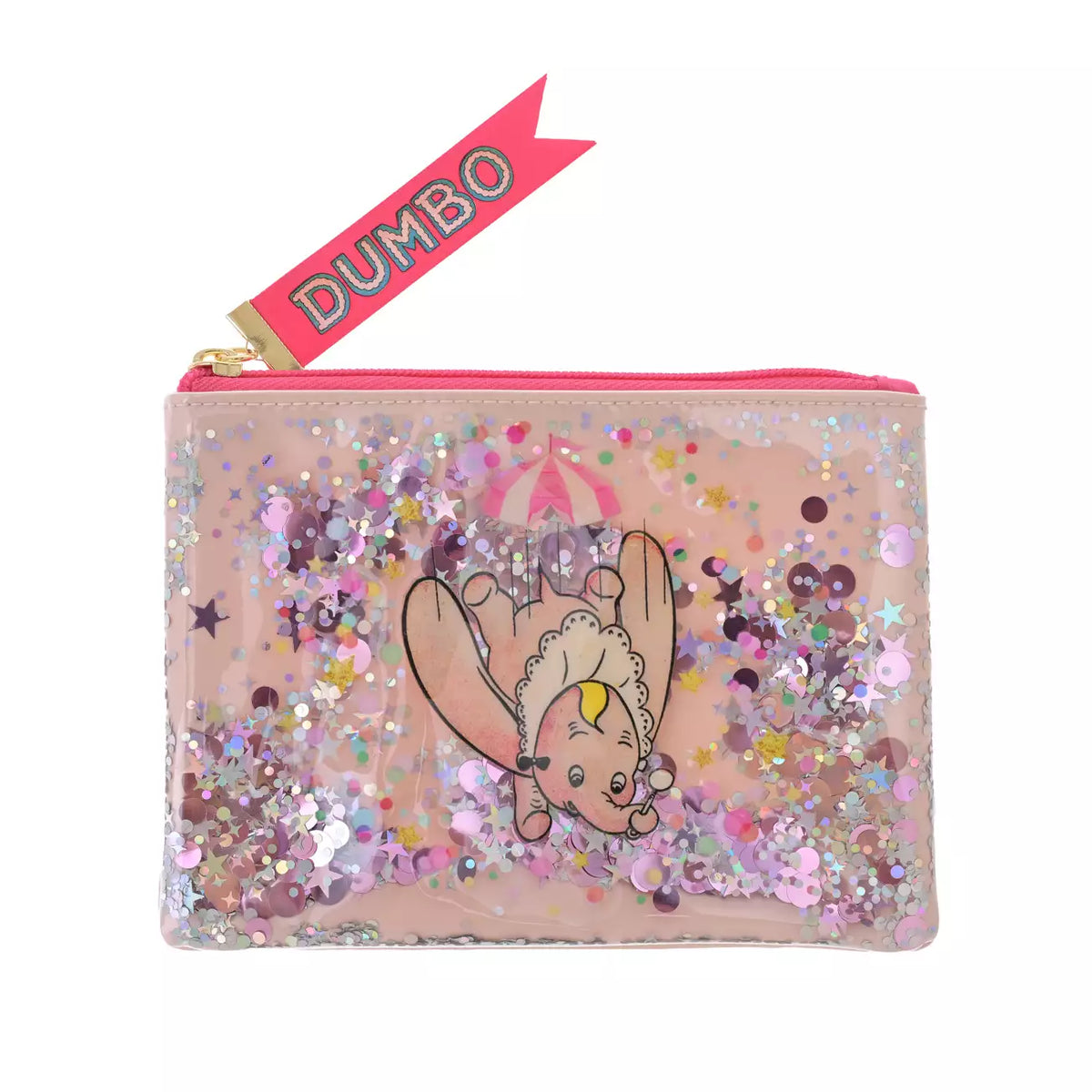 OCT 5 PREORDER - Japan Disney Store - Dumbo 85th Anniversary - Dumbo Glitter Pouch