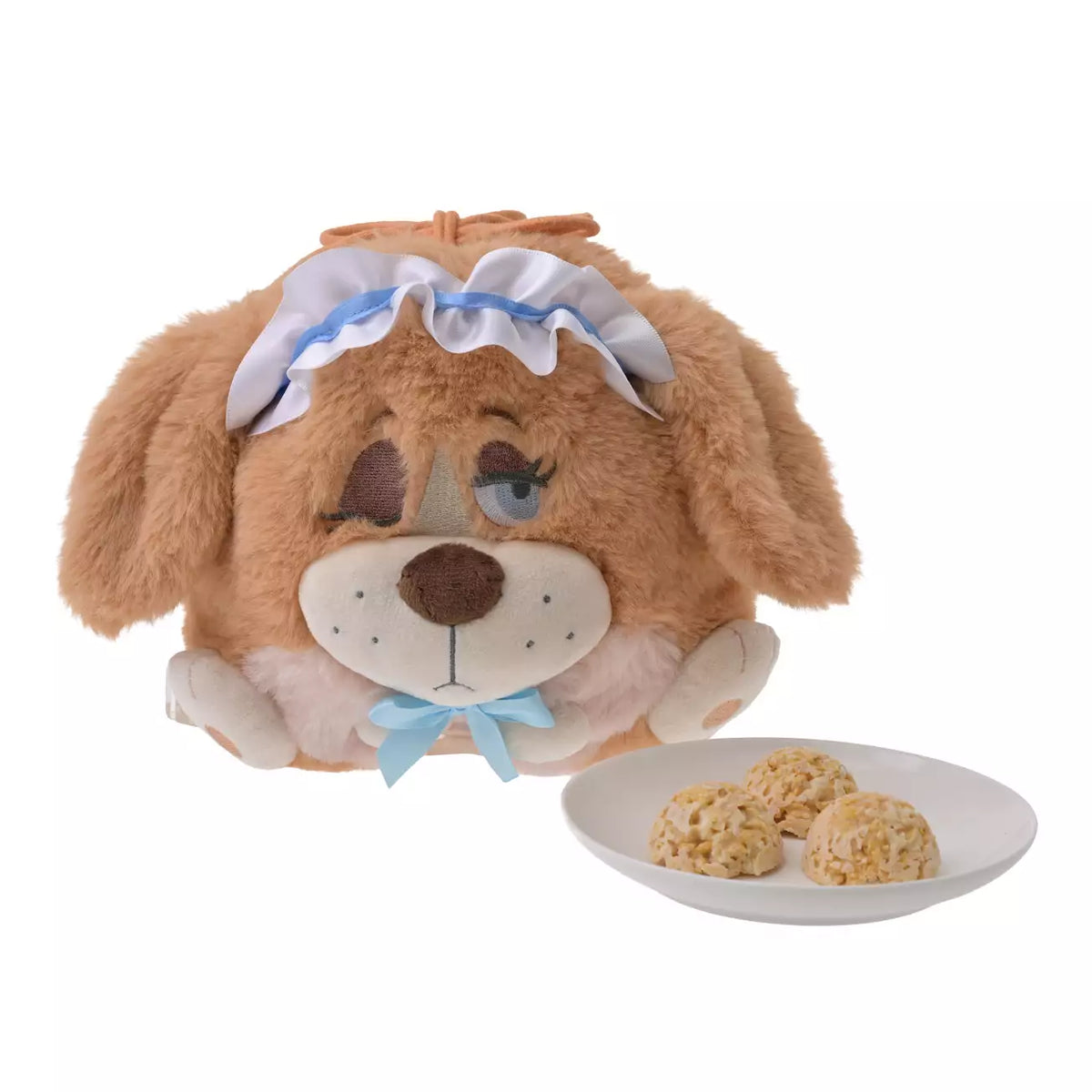 MID OCT PREORDER - Japan Disney Store - Disney Fluffy Animal - Peter Pan - Nana Chocolate Crunch in Drawstring Bag