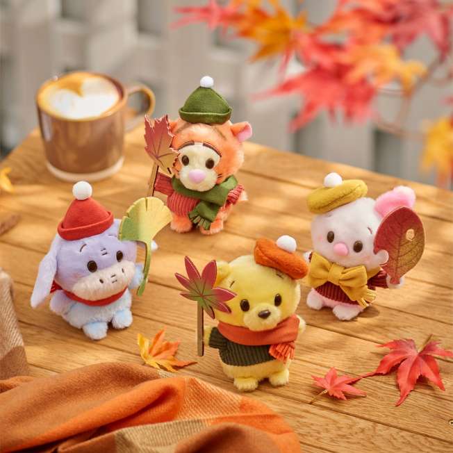 OCT 6 PREORDER - Japan Disney Store - Winnie the Pooh - Urupocha - Autumn Plush