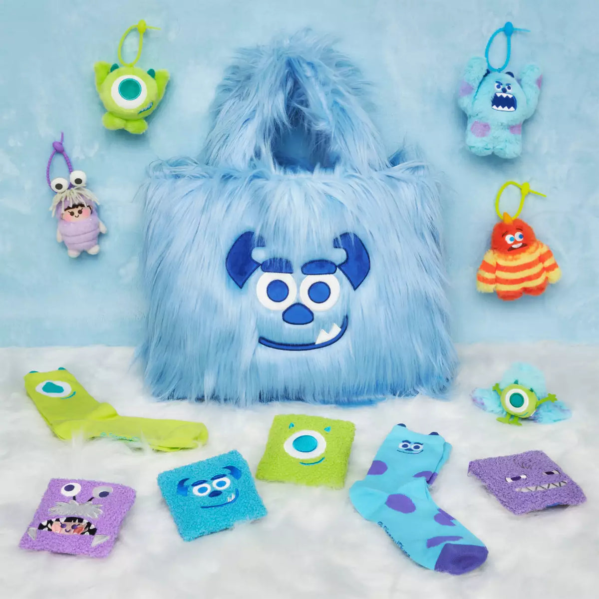 OCT 20 PREORDER - Japan Disney Store - Monsters Inc 25th - Mike Plush Keychain