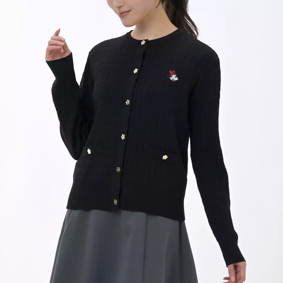 OCT 13 PREORDER - Japan Disney Store - Mary Quaint - Minnie Mouse - Long-Sleeve Cardigan
