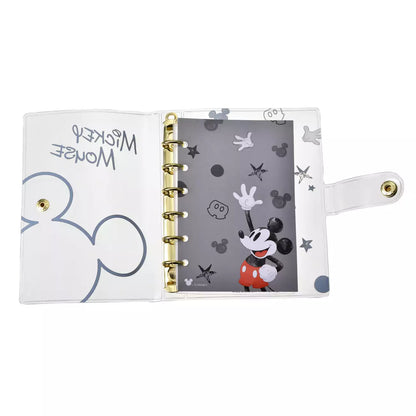 OCT 6 PREORDER - Japan Disney Store - Pin Collection - Mickey Mouse 6-Ring Sticker Book / Binder