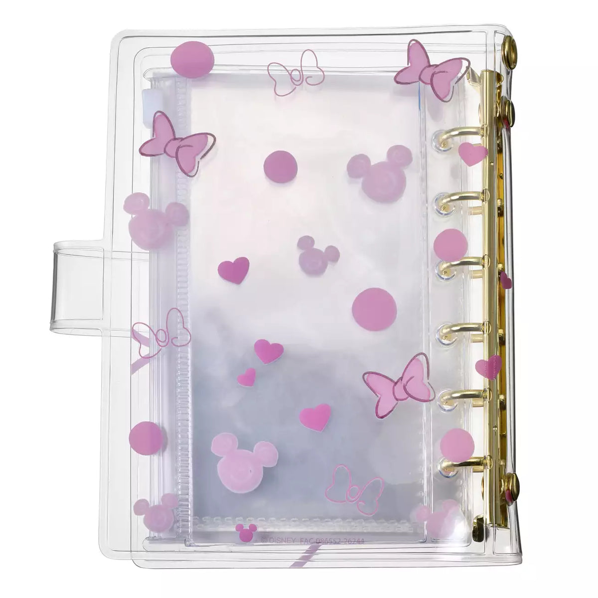 OCT 6 PREORDER - Japan Disney Store - Pin Collection - Minnie Mouse 6-Ring Sticker Book / Binder
