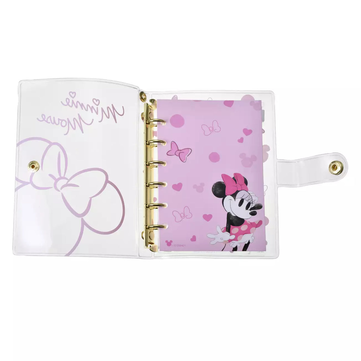 OCT 6 PREORDER - Japan Disney Store - Pin Collection - Minnie Mouse 6-Ring Sticker Book / Binder