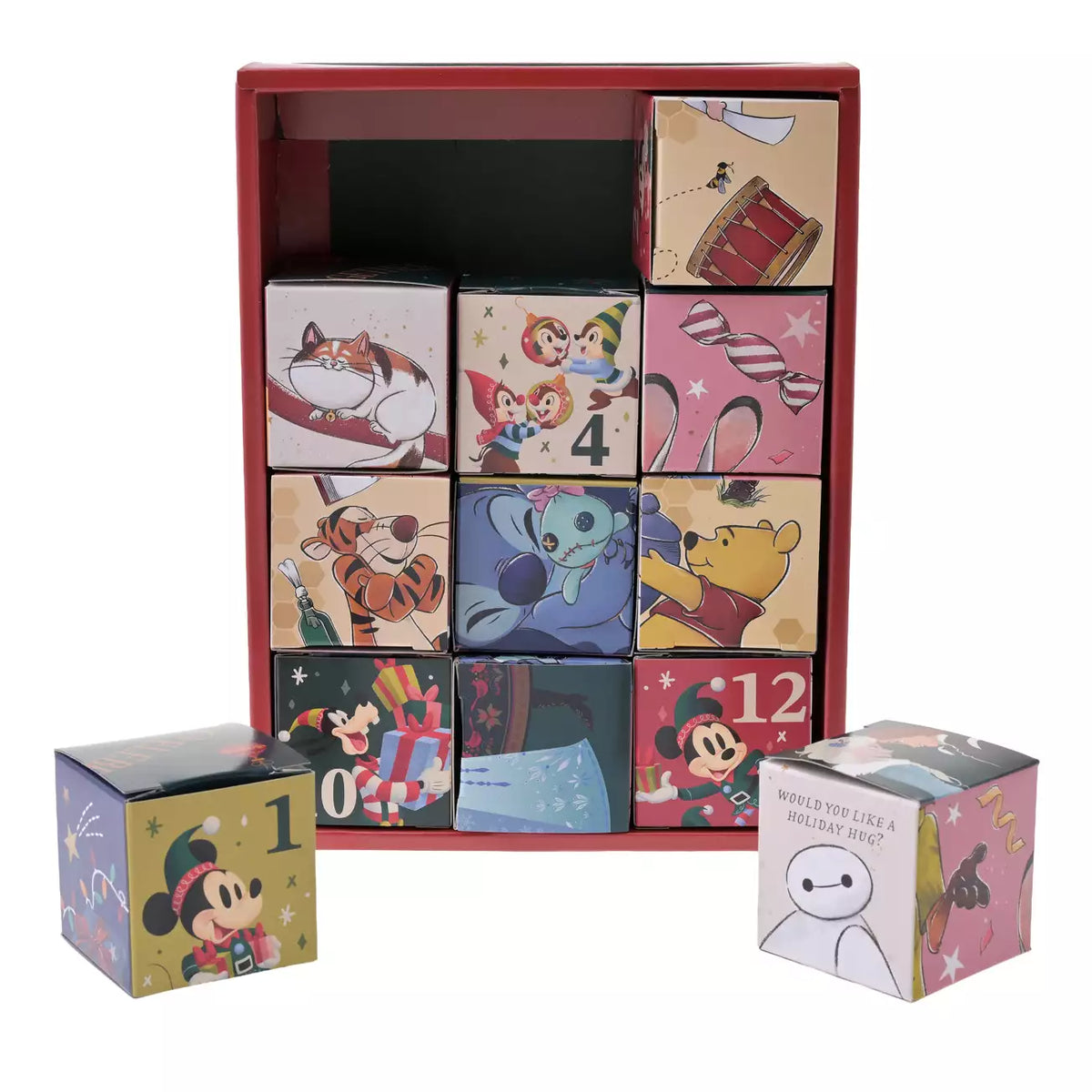NOV 2 PREORDER - Japan Disney Store - Christmas 2026 - Mickey & Friends Advent Calendar Puzzle Box
