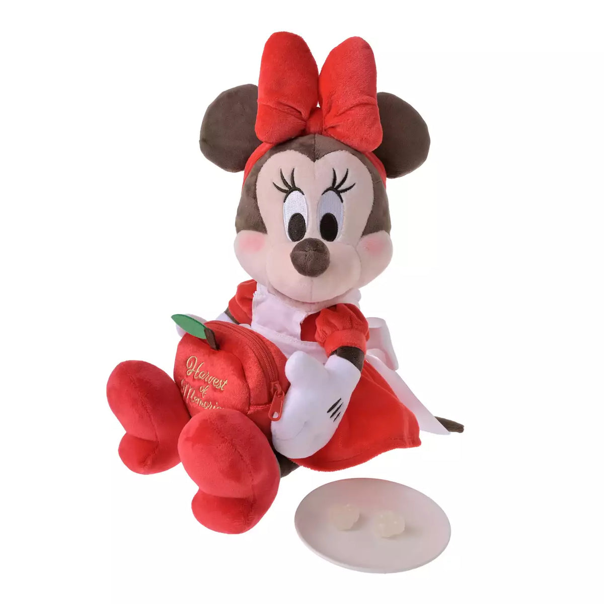 OCT 15 PREORDER - Japan Disney Store - Minnie Mouse - Plush Apple Candy Case