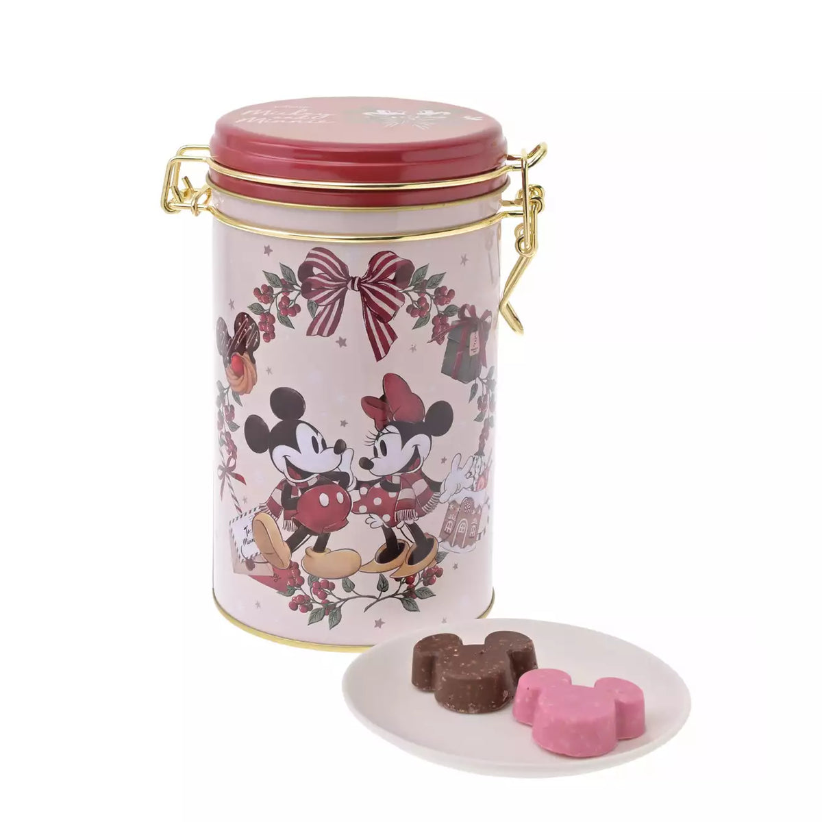 NOV 2 PREORDER - Japan Disney Store - Christmas 2026 - Mickey & Minnie - Chocolate Crunch in a Canister Tin