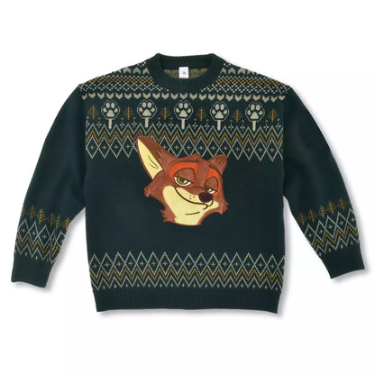 NOV 2 PREORDER - Japan Disney Store - Christmas 2026 - Nick Wilde Long-Sleeve Sweater
