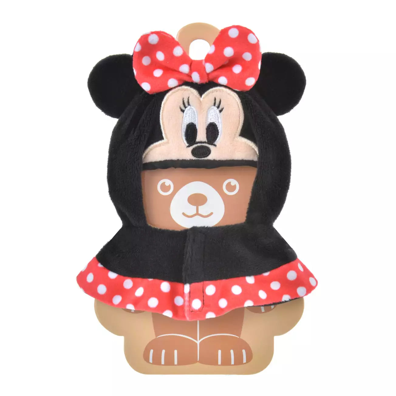 Japan Disney Store -  Unibearsity Plush Keychain - Minnie Mouse Costume