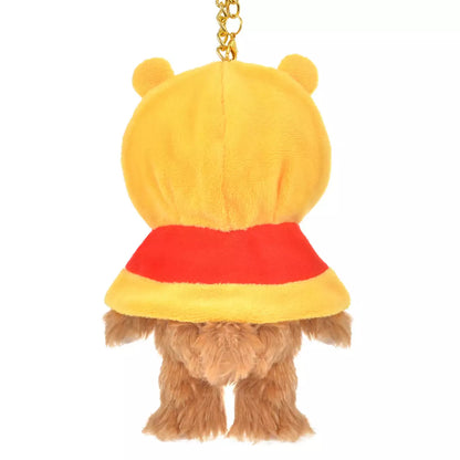 Japan Disney Store - Unibearsity Plush Keychain - Winnie the Pooh Costume
