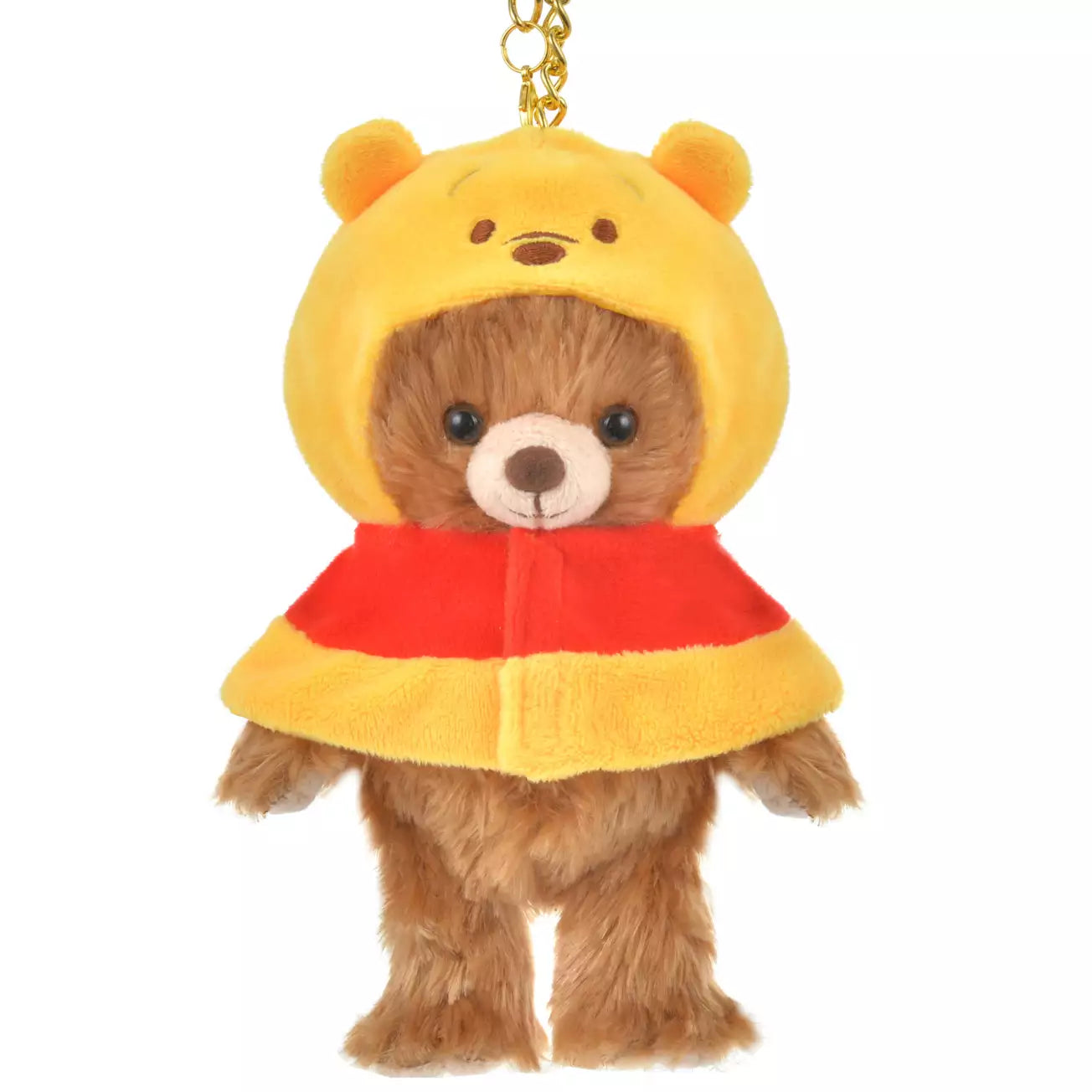Japan Disney Store - Unibearsity Plush Keychain - Winnie the Pooh Costume