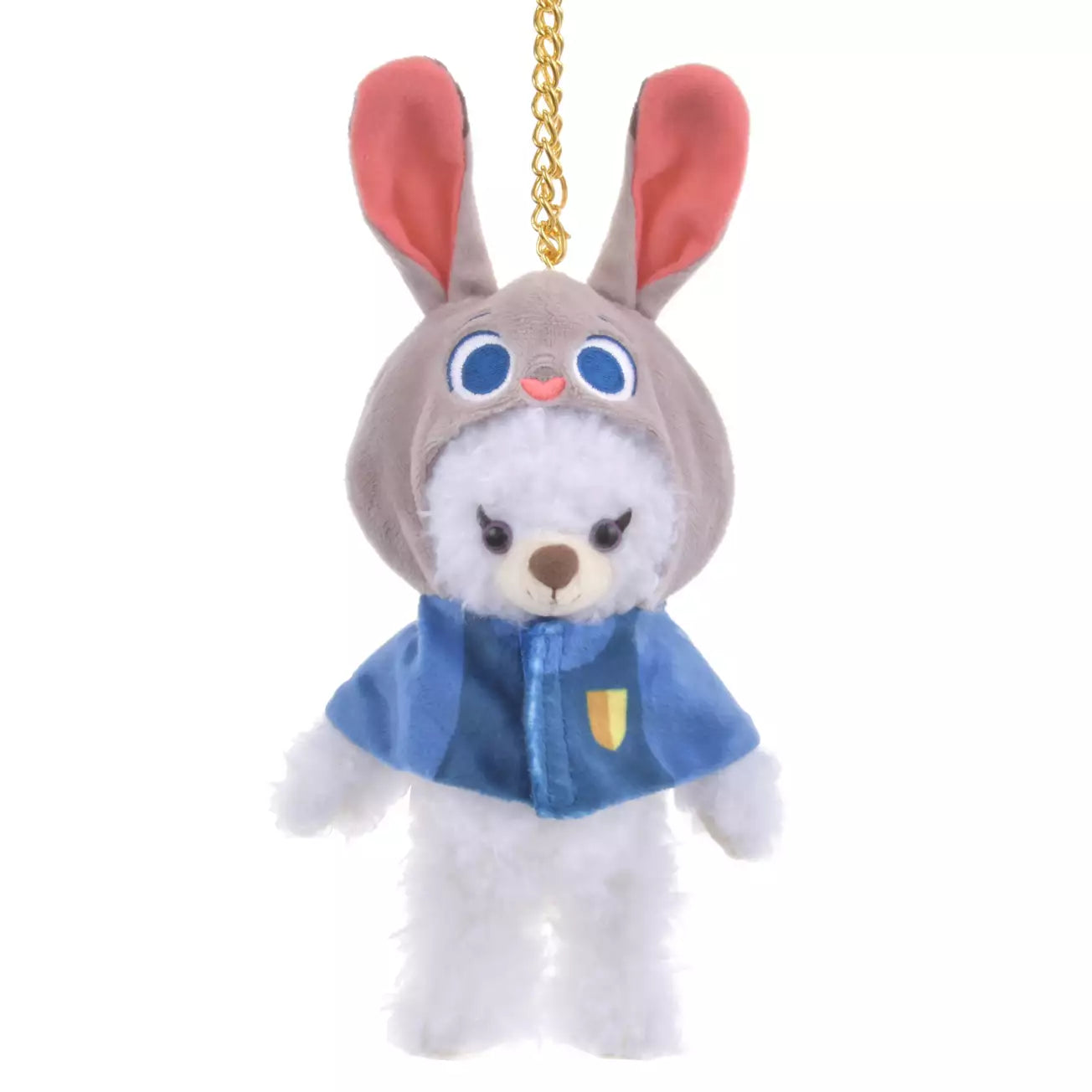 Japan Disney Store - Unibearsity Plush Keychain - Judy Hopps Costume