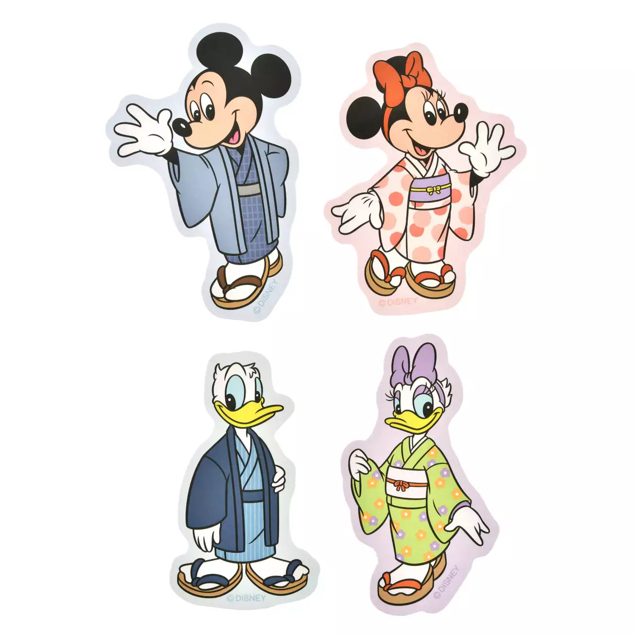 JAPAN LIMITED - Mickey & Friends - Kimono Sticker Collection