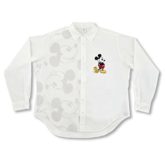 Japan Disney Store x Magical Label - Mickey Mouse - Long Sleeve Shirt - Embroidery