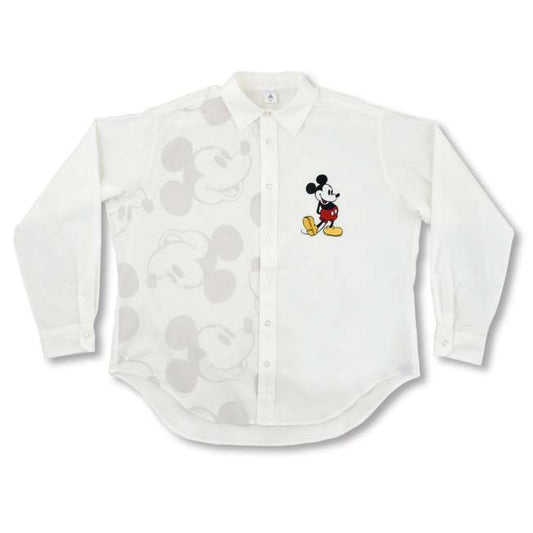 Japan Disney Store x Magical Label - Mickey Mouse - Long Sleeve Shirt - Embroidery