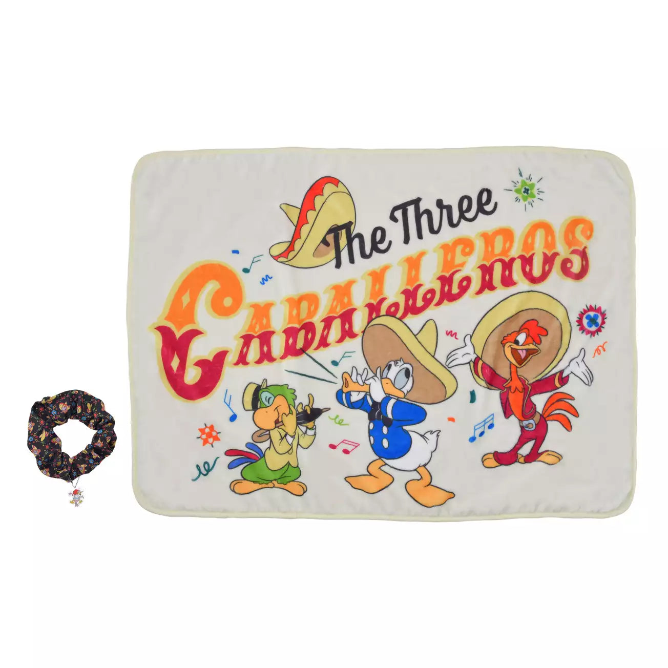 PRE ORDER - JAPAN LIMITED - The Three Caballeros 80th - Blanket & Scrunchie Set