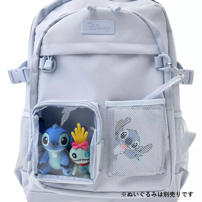 Japan Disney Store - Lilo & Stitch - Stitch & Scrump Backpack with Clear Window and Pass Case - Adult