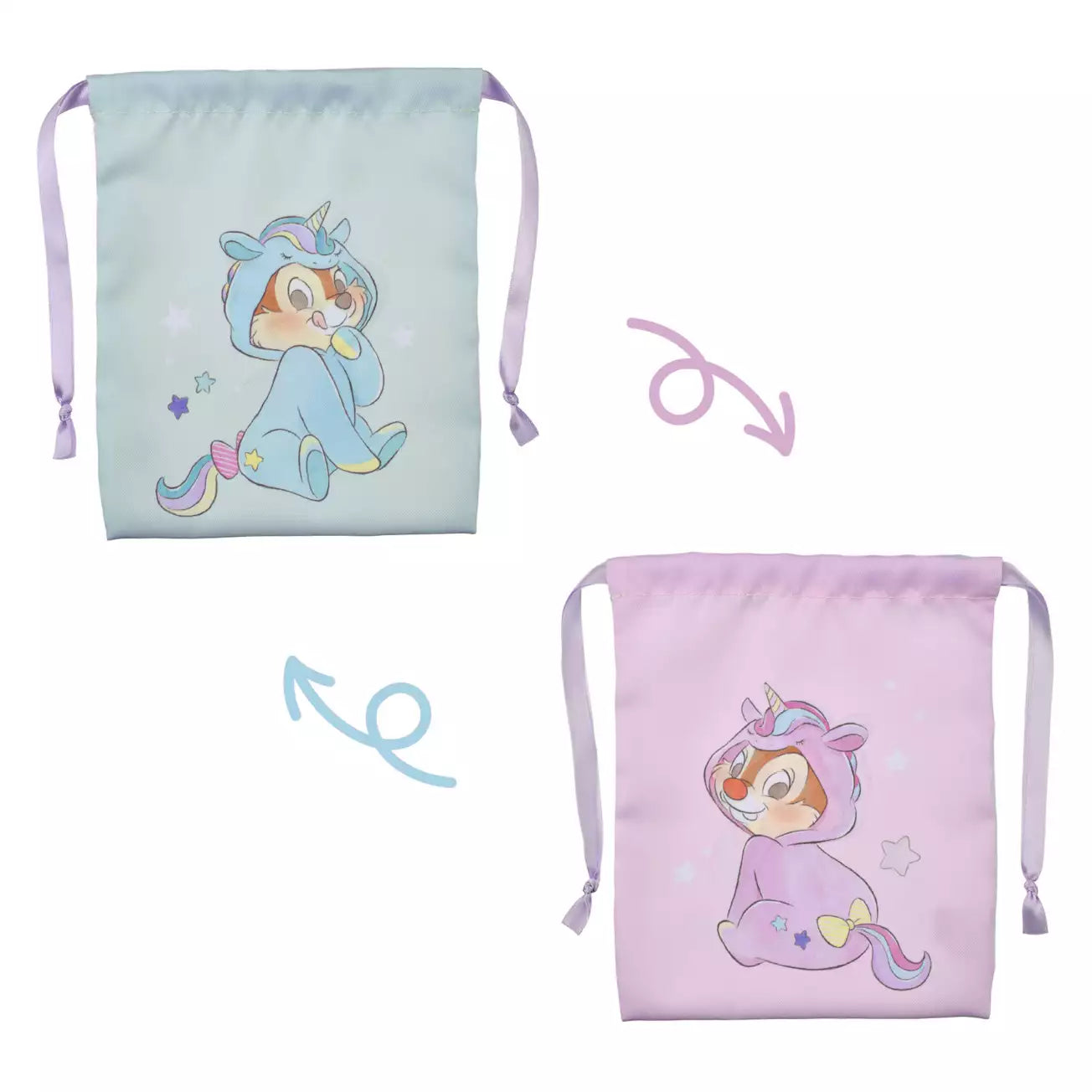 PRE ORDER - Chip n Dale Collection - Drawstring Bag 2set