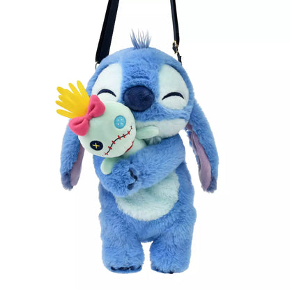 (June 10/13 preorder) Japan Limited - Stitch & Scrump - Plush Pouch Bag - Stitch Day Collection