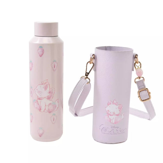 PRE ORDER - JAPAN LIMITED - Marie - Strawberry Steel Bottle With Holder