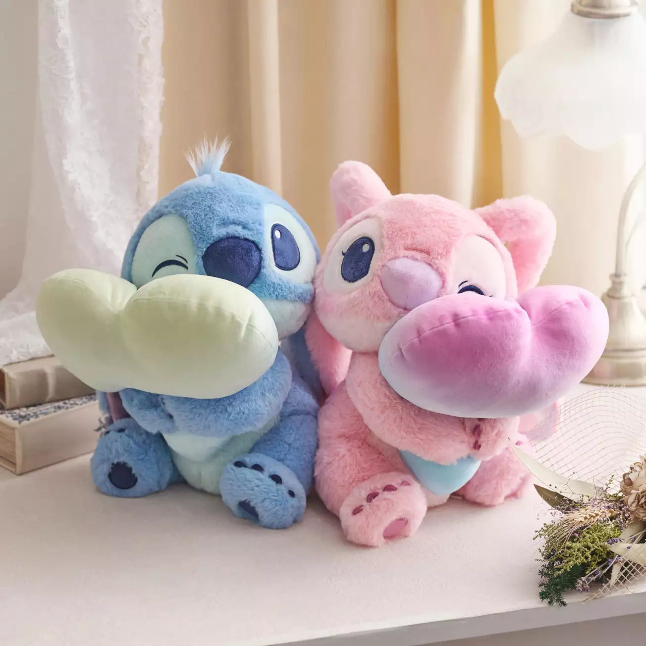 JAPAN LIMITED - Stitch - Heart Pillow Plushy