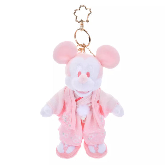 PRE ORDER.- Sakura 2025 - Kimono Mickey - Plush Keychain