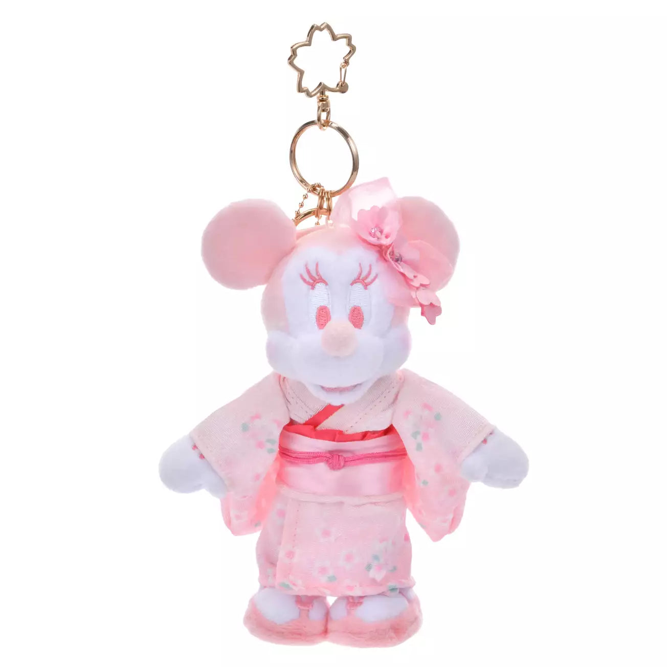 PRE ORDER.- Sakura 2025 - Kimono Minnie Plush Keychain