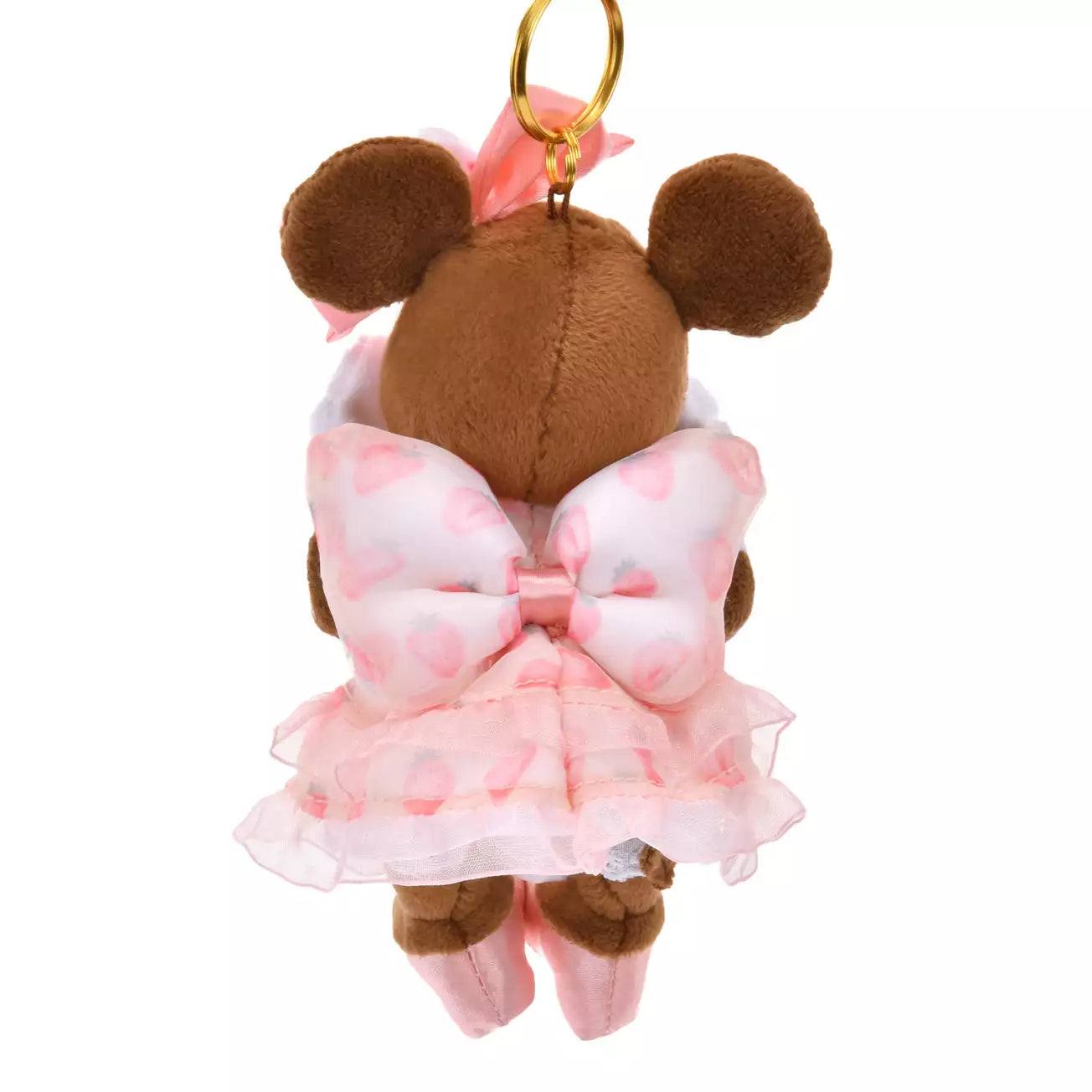 PRE ORDER - JAPAN LIMITED - Minnie - Strawberry Plush Keychain