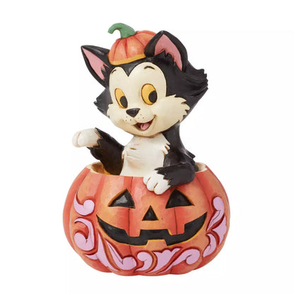 SEPT 3 PREORDER - Japan Limited - Disney Store Halloween 2025 - Enesco - Figaro Pumpkin Figure - Disney Traditions