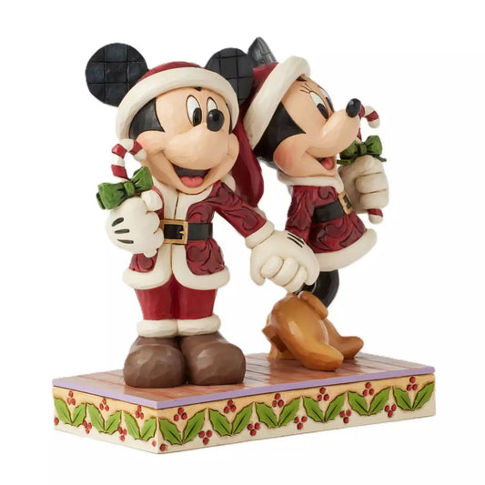 NOV 4 PREORDER - Japan Disney Store - Christmas 2025 - Enesco - Mickey & Minnie Figure