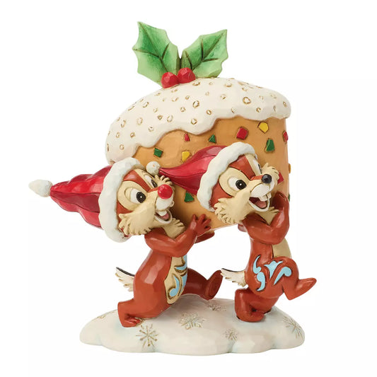 NOV 2 PREORDER - Japan Disney Store - Christmas 2026 - Disney Traditions - Chip & Dale Fruitcake - Enesco Figure